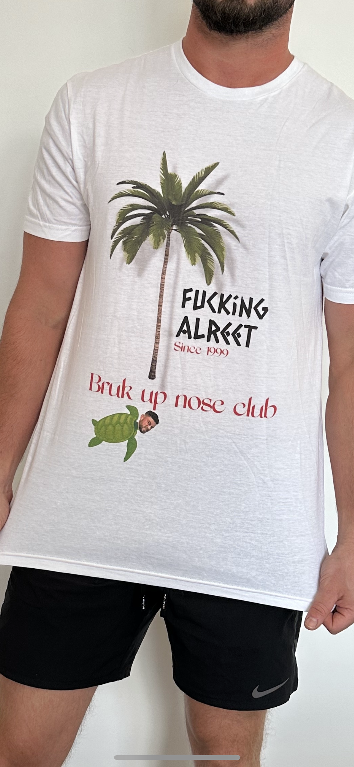 Bruk up nose club tshirt