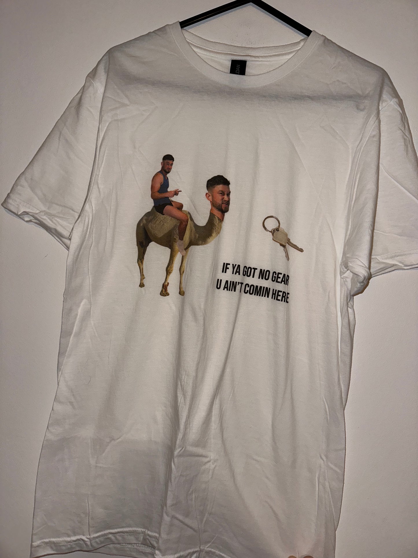 Got no gear camel tshirt