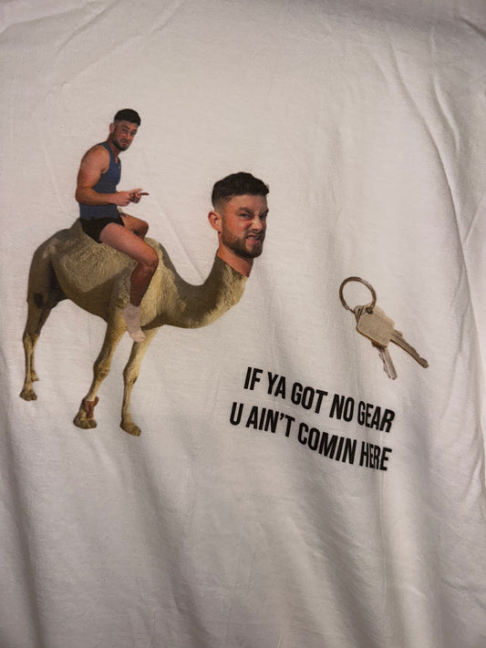 Got no gear camel tshirt